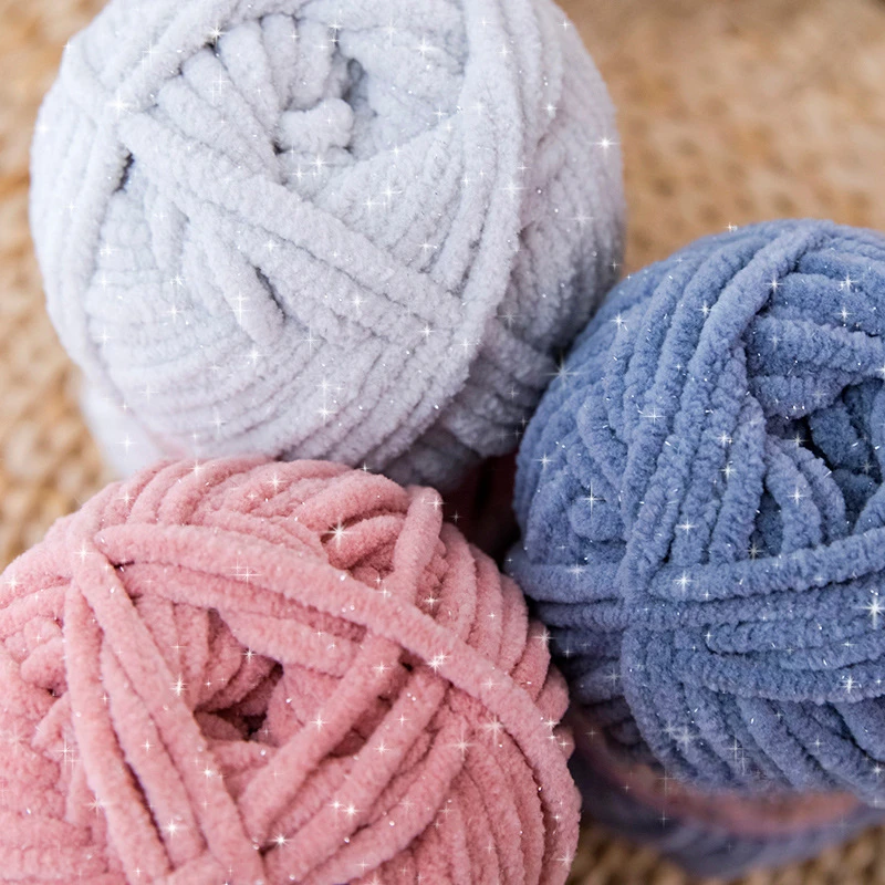 Woven Scarf Blanket - Benang Rajut Chunky 4.5Mm 59M untuk
