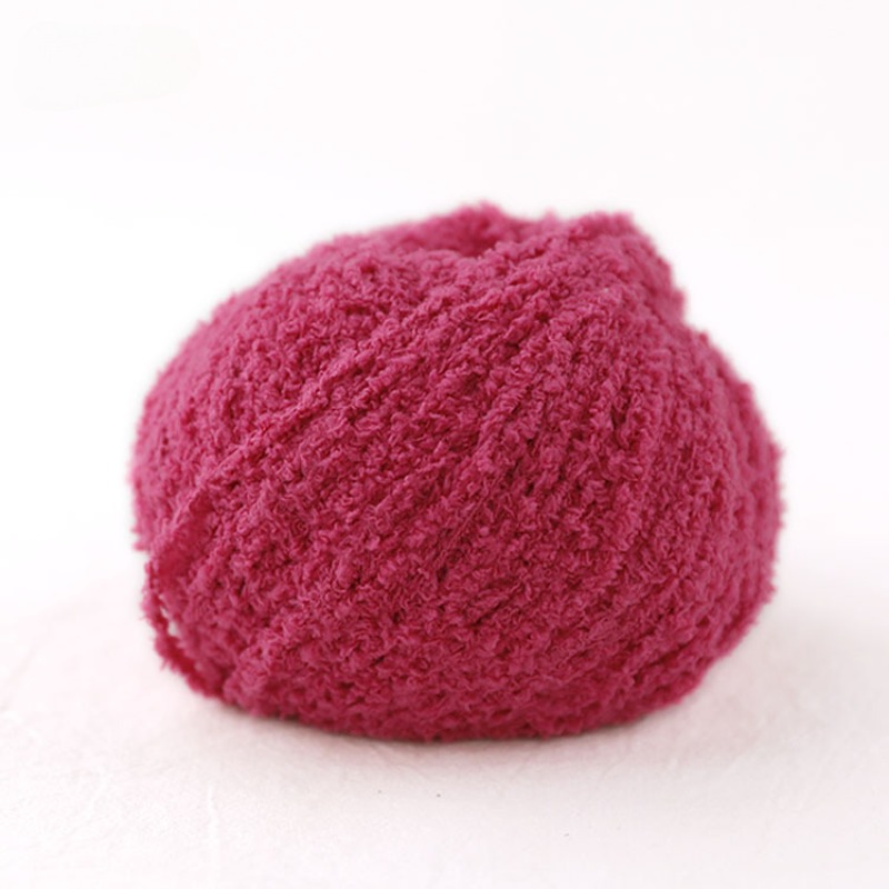 50G Benang Bulu Pendek 70M, Se - Woven Scarf Blanket ulasan dan harga