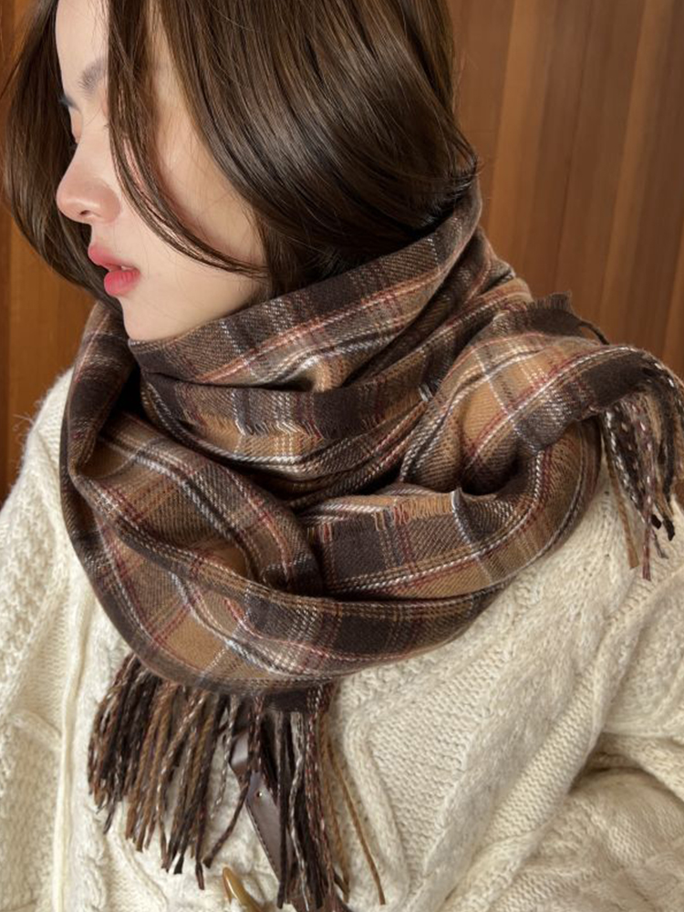 Syal Wanita Kasmir Imitasi Bar - Woven Scarf Blanket ulasan dan harga