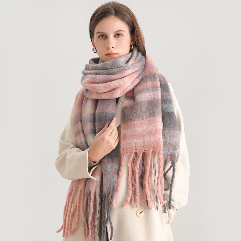 Syal kasmir imitasi musim ding - Woven Scarf Blanket ulasan dan harga