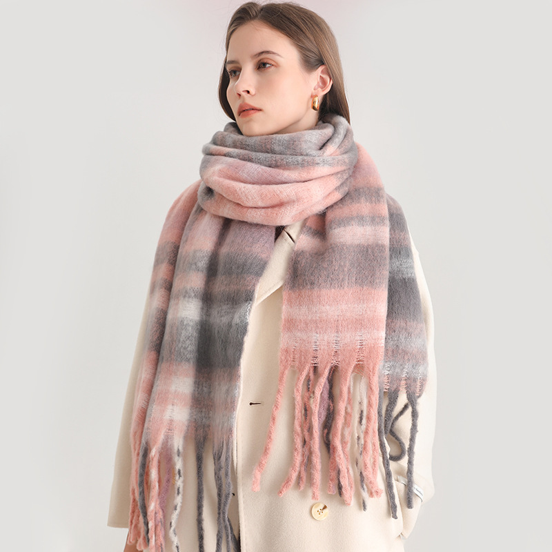 Syal kasmir imitasi musim ding - Woven Scarf Blanket ulasan dan harga