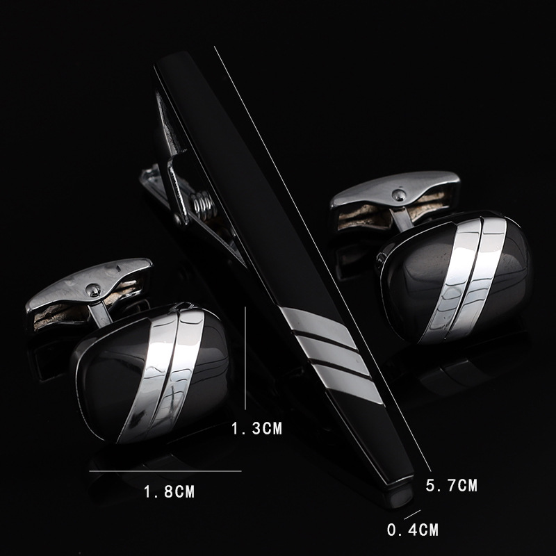 Dasi Pria Klip Manset Set Keme - Tie Bar Set Gift ulasan dan harga